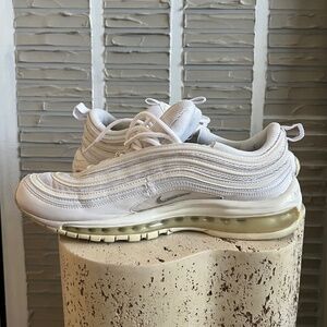 Nike Air Max 97 Triple White Wolf Gray | Mens Size 9.5